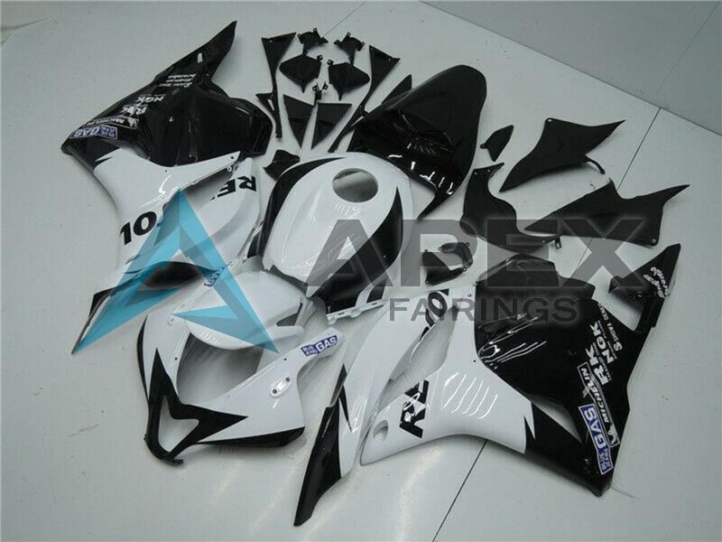 White Glossy Black Repsol - Honda CBR600RR (2009-2012) ABS Fairings | Apex Fairings — view 2