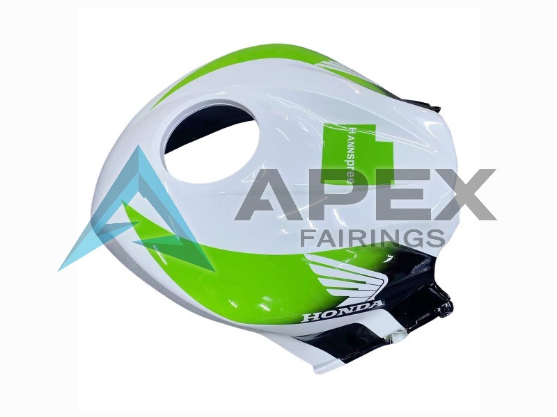 White Green Glossy Black Hannspree - Honda CBR600RR (2009-2012) ABS Fairings | Apex Fairings — view 4