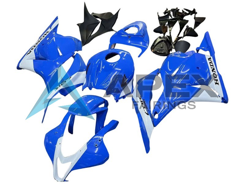 Blue White - Honda CBR600RR (2009-2012) ABS Fairings | Apex Fairings — view 2
