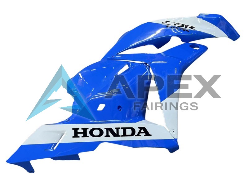 Blue White - Honda CBR600RR (2009-2012) ABS Fairings | Apex Fairings — view 3