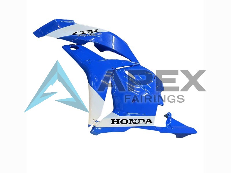 Blue White - Honda CBR600RR (2009-2012) ABS Fairings | Apex Fairings — view 4