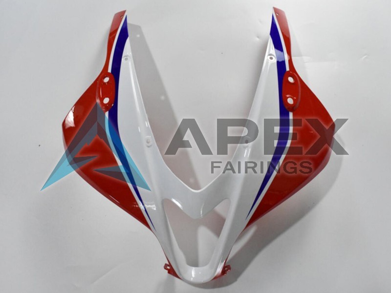 White Red Blue  - Honda CBR600RR (2009-2012) ABS Fairings | Apex Fairings — view 2