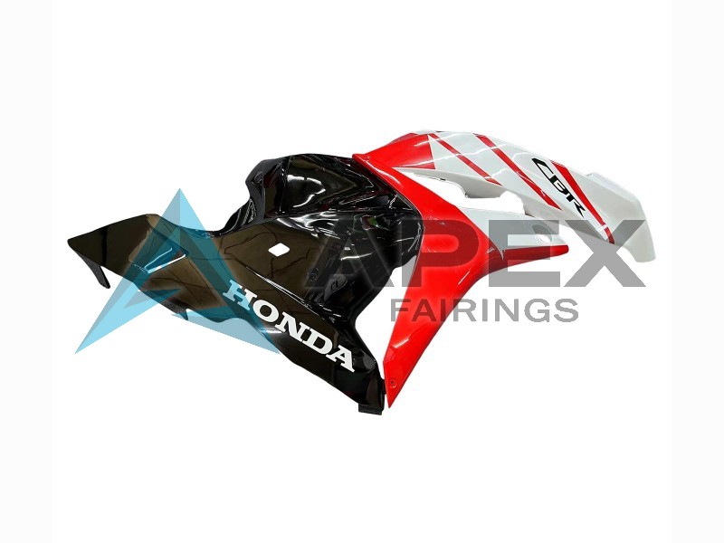 White Red Glossy Black - Honda CBR600RR (2009-2012) ABS Fairings | Apex Fairings — view 4