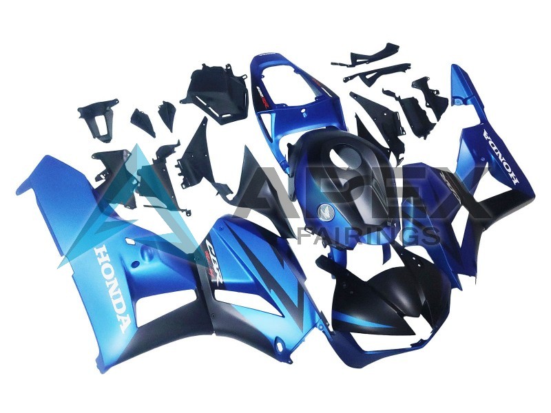 Blue Matte Black Racing - Honda CBR600RR EURO Spec (2013-2023) ABS Fairings | Apex Fairings — view 2