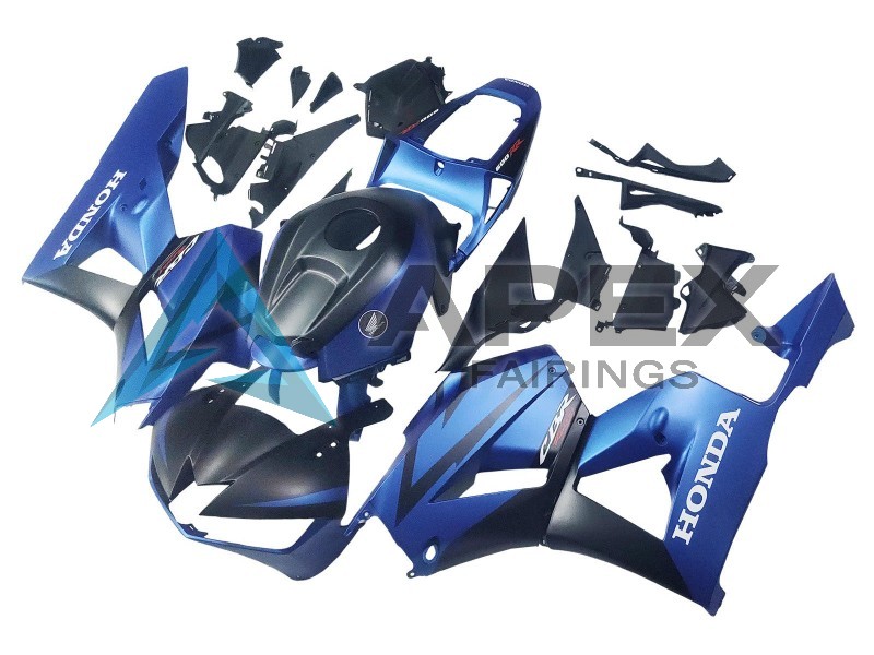 Blue Matte Black Racing - Honda CBR600RR EURO Spec (2013-2023) ABS Fairings | Apex Fairings — view 3