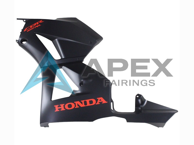 Matte Black Red Decals - Honda CBR600RR EURO Spec (2013-2023) ABS Fairings | Apex Fairings — view 4
