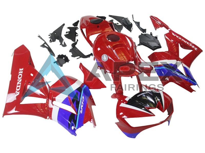 Red Blue - Honda CBR600RR EURO Spec (2013-2023) ABS Fairings | Apex Fairings — view 3