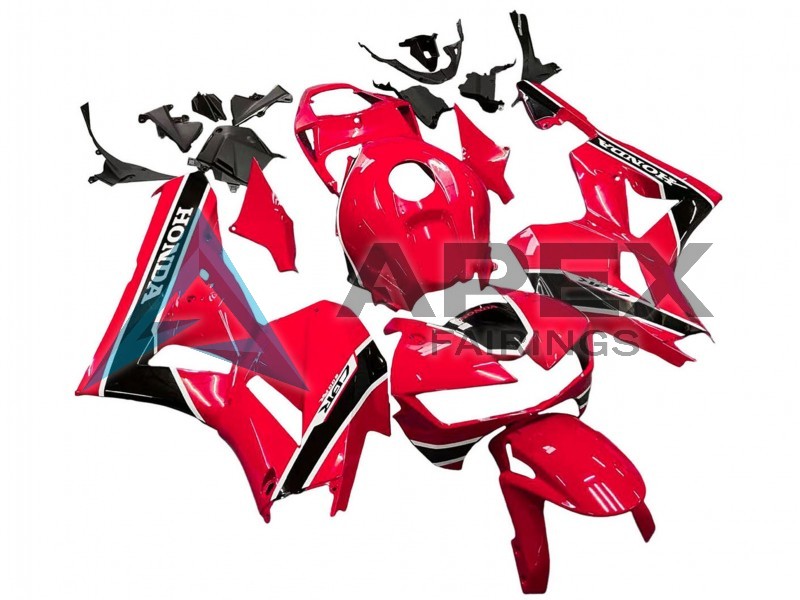 Red White Black - Honda CBR600RR EURO Spec (2013-2023) ABS Fairings | Apex Fairings — view 2