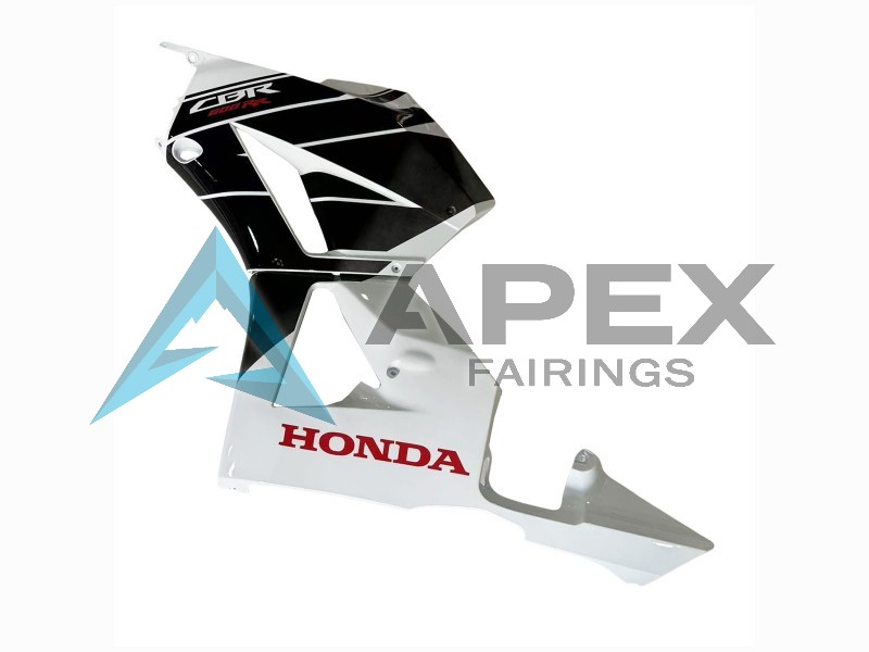White Glossy Black  - Honda CBR600RR EURO Spec (2013-2023) ABS Fairings | Apex Fairings — view 4