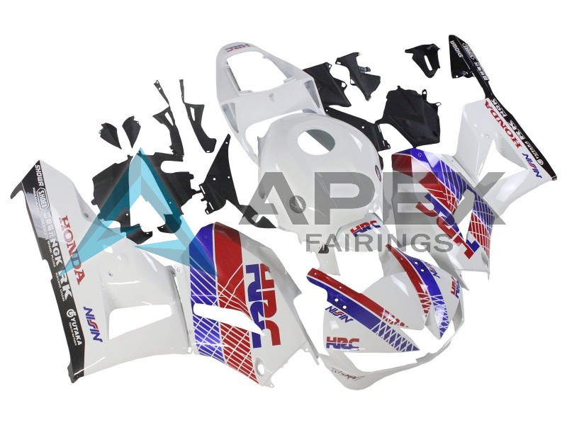 White Red Blue HRC - Honda CBR600RR USA Spec (2013-2026) ABS Fairings | Apex Fairings — view 2