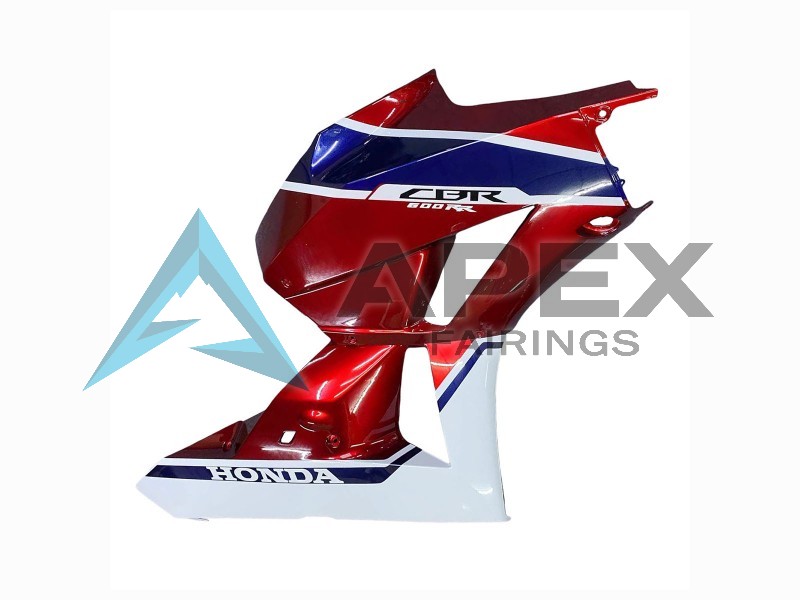 White Red Blue HRC - Honda CBR600RR USA Spec (2013-2026) ABS Fairings | Apex Fairings — view 4
