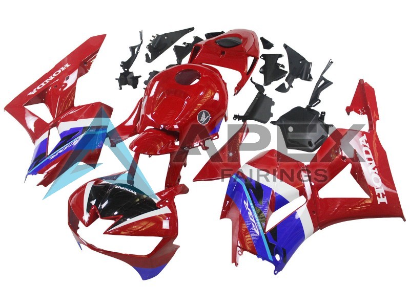 Red Blue - Honda CBR600RR USA Spec (2013-2026) ABS Fairings | Apex Fairings — view 2