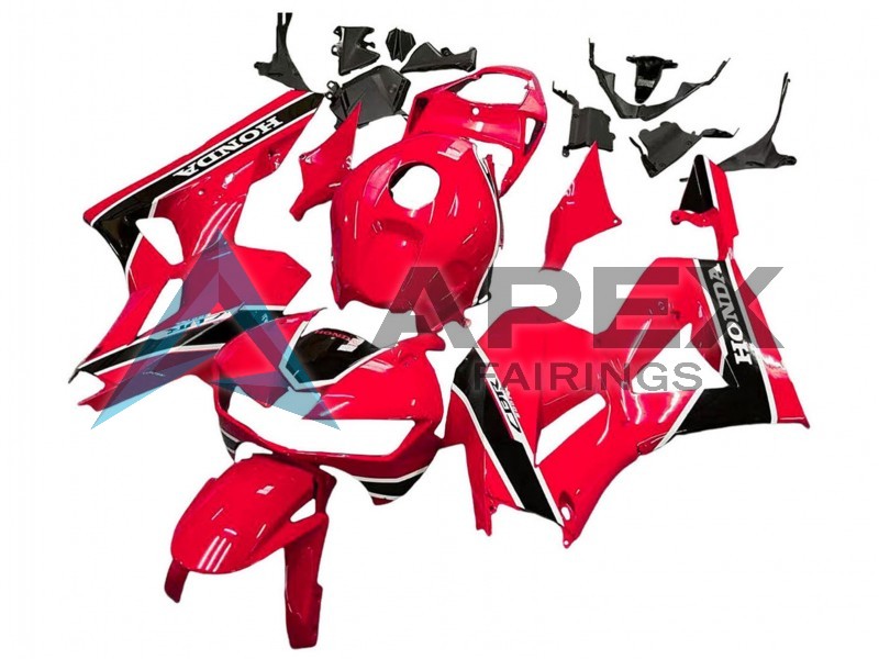 Red White Black - Honda CBR600RR USA Spec (2013-2026) ABS Fairings | Apex Fairings — view 3