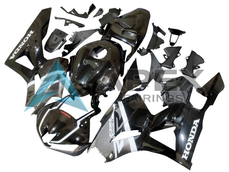 Silver Glossy Black - Honda CBR600RR USA Spec (2013-2026) ABS Fairings | Apex Fairings — view 3