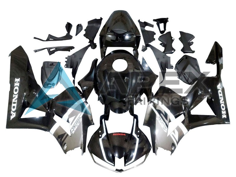 Silver Glossy Black - Honda CBR600RR USA Spec (2013-2026) ABS Fairings | Apex Fairings — view 4
