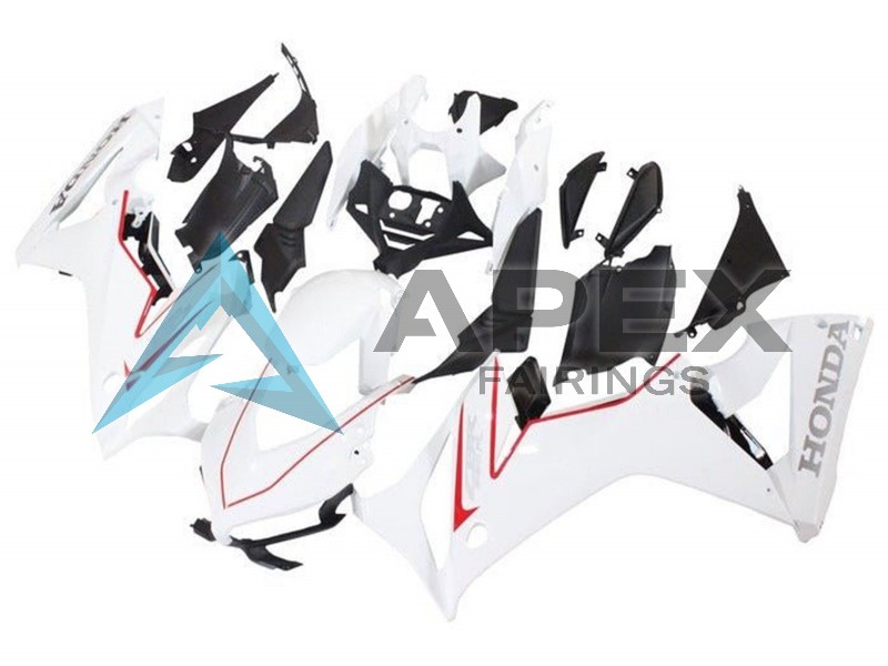 White Red Black - Honda CBR650R (2019-2020) ABS Fairings | Apex Fairings — view 2