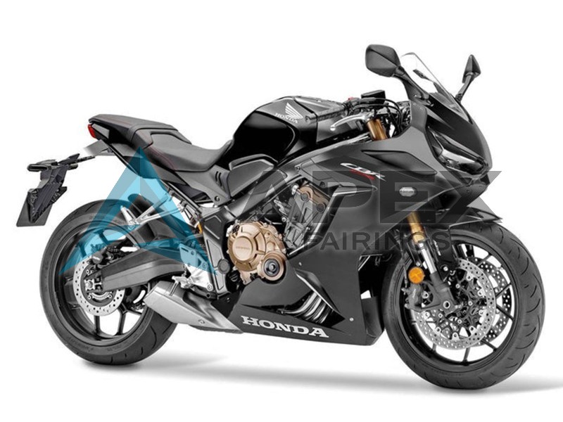 Matte Black - Honda CBR650R (2019-2020) ABS Fairings | Apex Fairings — view 2