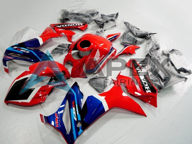 Red Blue HRC - Honda CBR650R (2021-2023) ABS Fairings | Apex Fairings — view 2