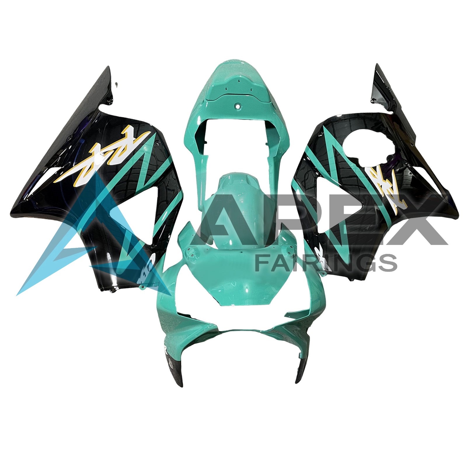 Green & Black - Honda CBR900RR CBR959RR (2002-2003) ABS Fairings | Apex Fairings