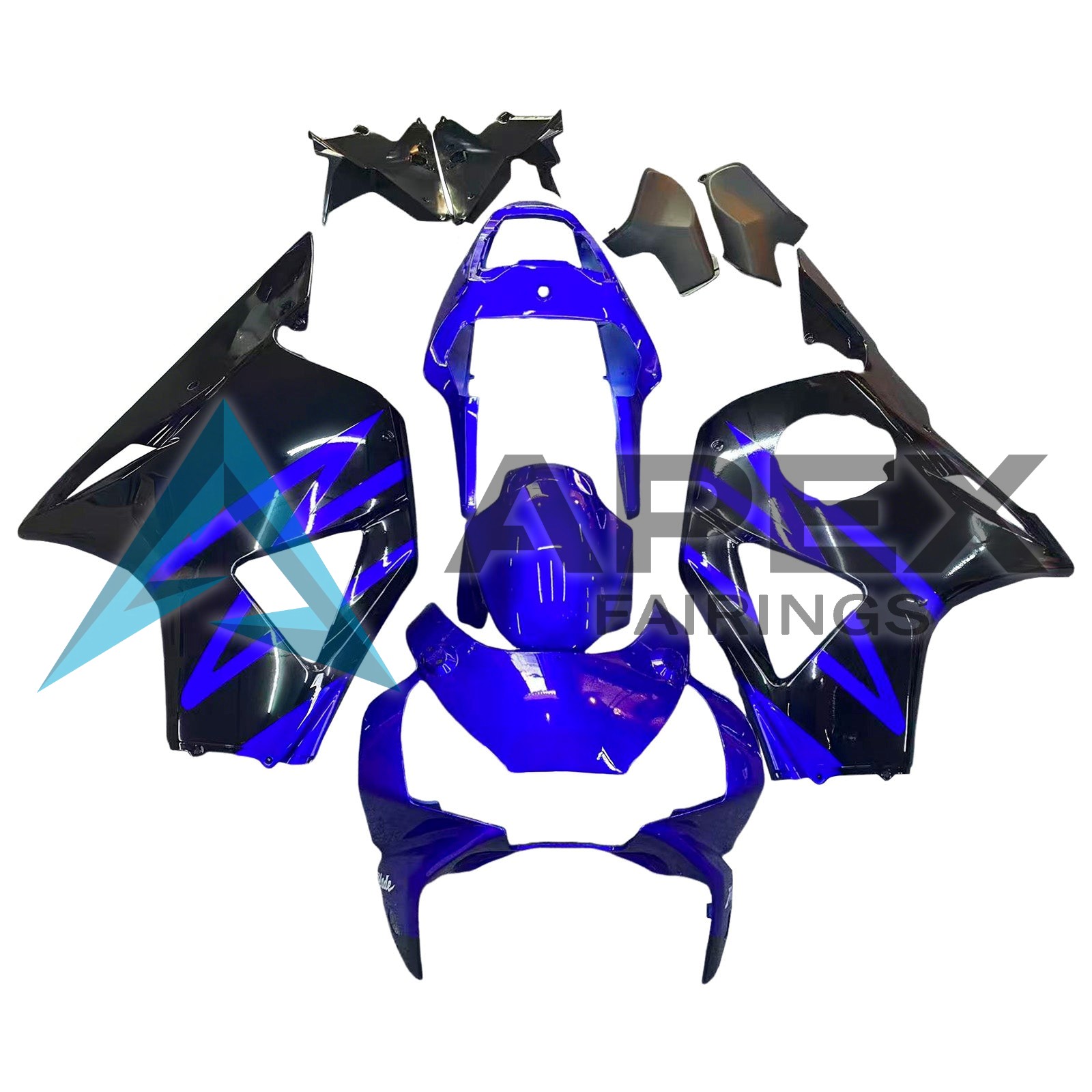 Blue & Black - Honda CBR900RR CBR959RR (2002-2003) ABS Fairings | Apex Fairings