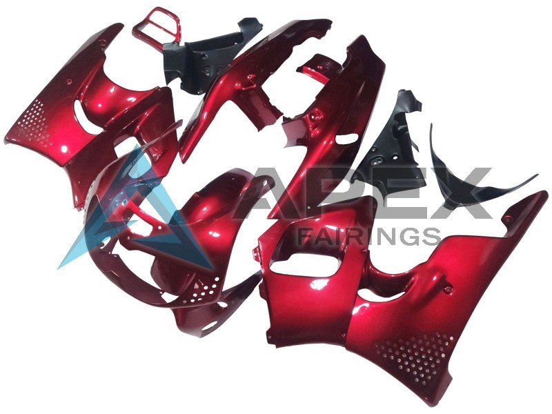 Red  - Honda CBR900RR CBR893RR SC28 (1994-1995) ABS Fairings | Apex Fairings — view 2