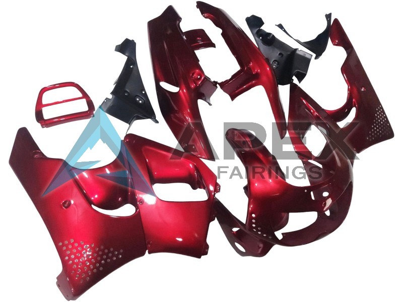 Red  - Honda CBR900RR CBR893RR SC28 (1994-1995) ABS Fairings | Apex Fairings — view 3