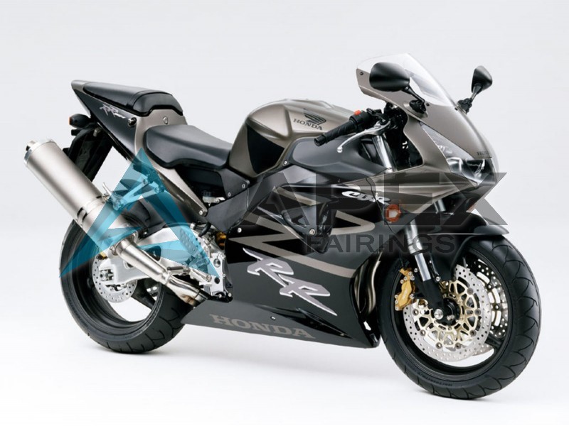 Glossy Black White Decals  - Honda CBR900RR CBR919RR SC33 (1998-1999) ABS Fairings | Apex Fairings — view 2