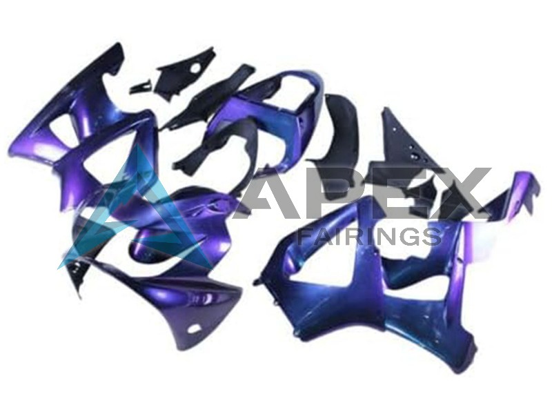 Chameleon Blue Purple  - Honda CBR900RR CBR929RR SC44 (2000-2001) ABS Fairings | Apex Fairings — view 2