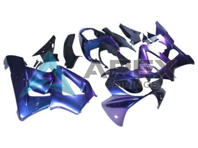 Chameleon Blue Purple  - Honda CBR900RR CBR929RR SC44 (2000-2001) ABS Fairings | Apex Fairings — view 3