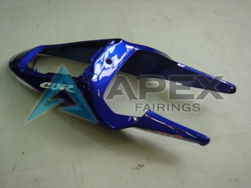 Blue Yellow Glossy Black Telefunica MoviStar Castrol  - Honda CBR900RR CBR954RR SC50 (2002-2003) ABS Fairings | Apex Fairings — view 3