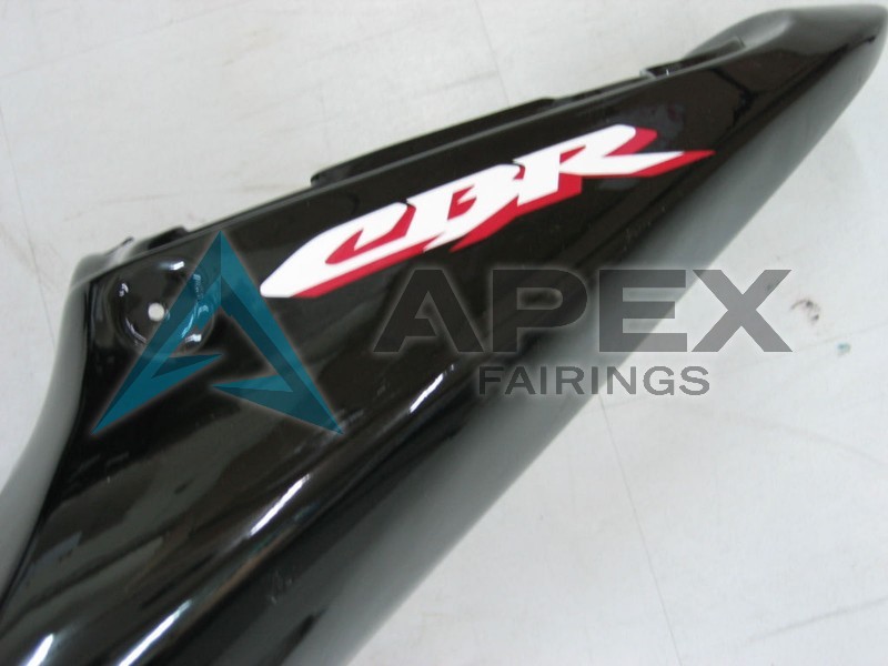 Glossy Black  - Honda CBR900RR CBR954RR SC50 (2002-2003) ABS Fairings | Apex Fairings — view 2