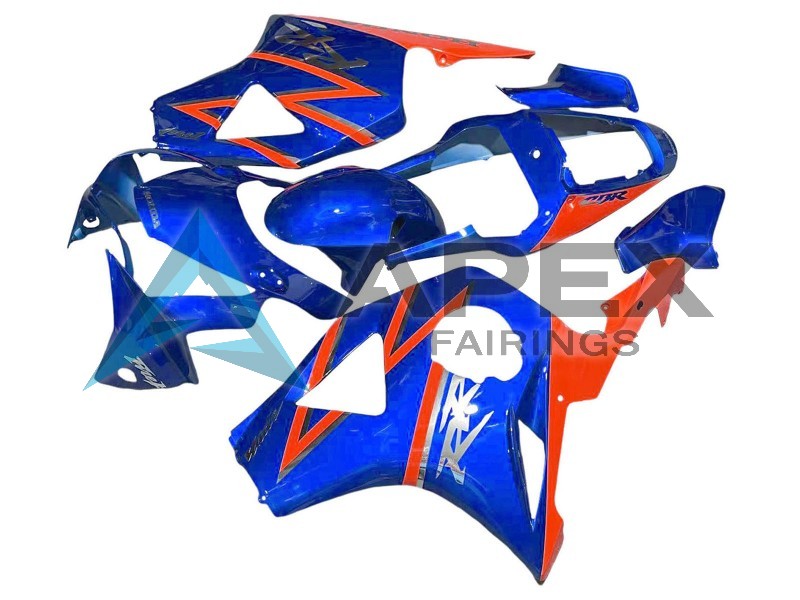 Orange Blue  - Honda CBR900RR CBR954RR SC50 (2002-2003) ABS Fairings | Apex Fairings — view 4