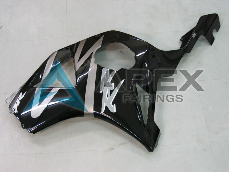 Silver Glossy Black  - Honda CBR900RR CBR954RR SC50 (2002-2003) ABS Fairings | Apex Fairings — view 2