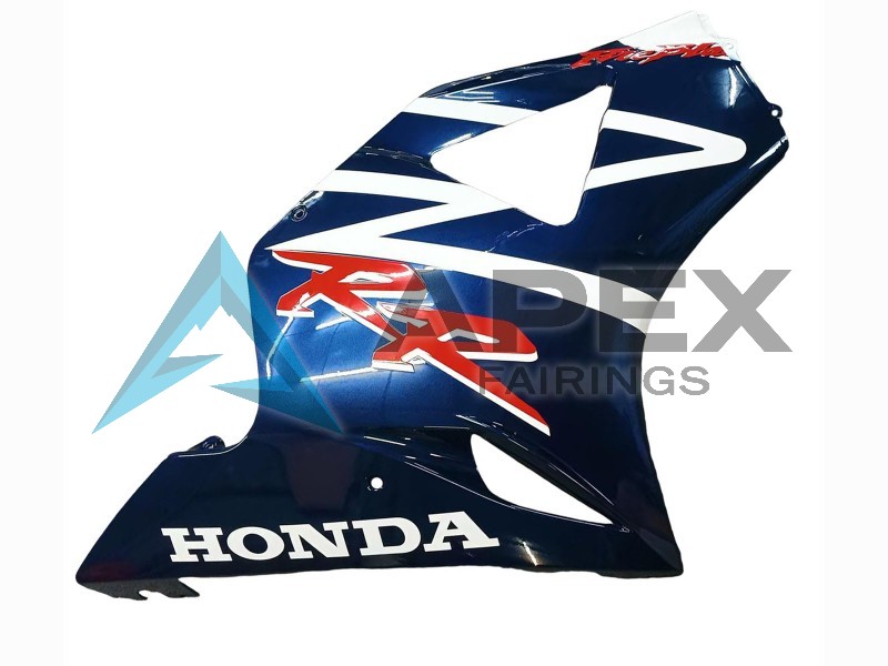White Dark Blue  - Honda CBR900RR CBR954RR SC50 (2002-2003) ABS Fairings | Apex Fairings — view 4