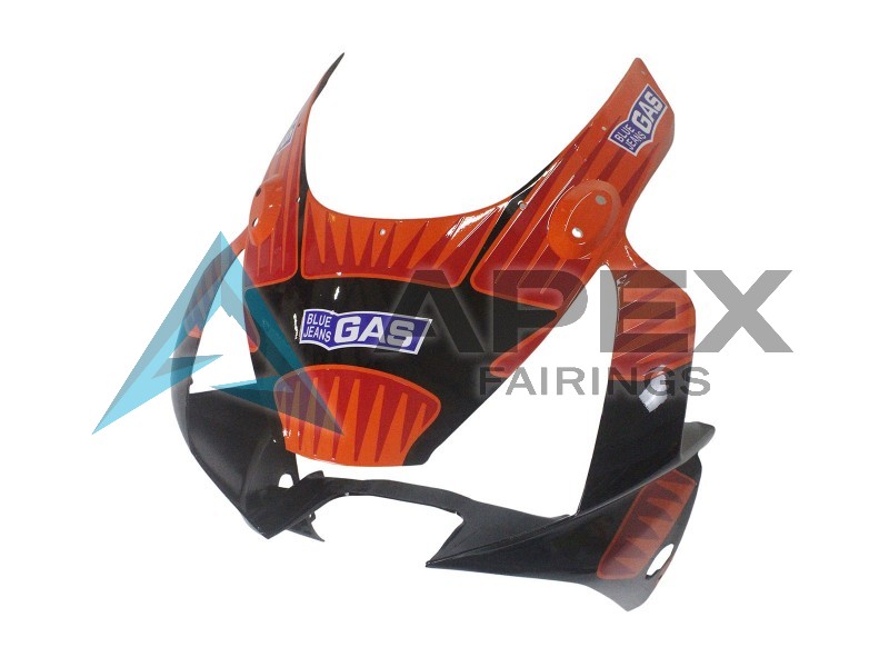 Yellow Red Glossy Black Repsol Rossi  - Honda CBR900RR CBR954RR SC50 (2002-2003) ABS Fairings | Apex Fairings — view 4