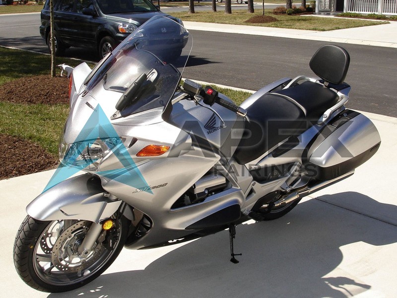 Silver Matte Black - Honda Honda ST 1300 / Pan European 1300 (2002-2016) ABS Fairings | Apex Fairings — view 2