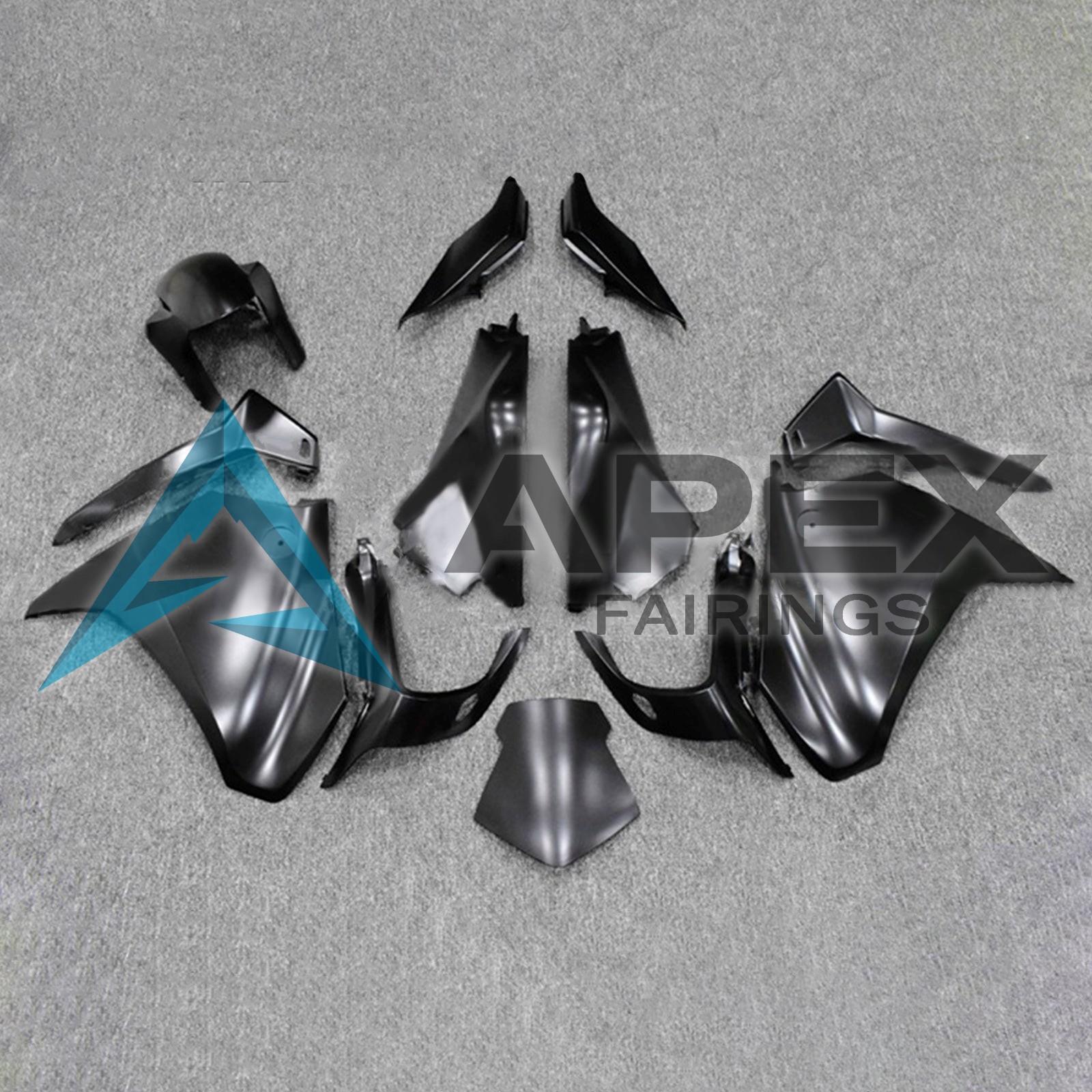 Matte Black - Honda VFR1200 Viffer / Interceptor (2010-2013) ABS Fairings | Apex Fairings