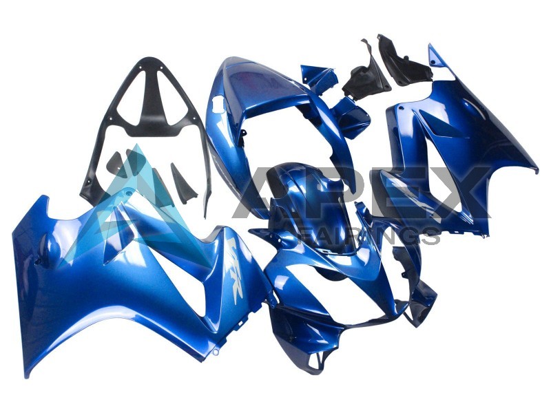 Blue - Honda VFR800 Interceptor RC46 (2002-2016) ABS Fairings | Apex Fairings — view 2