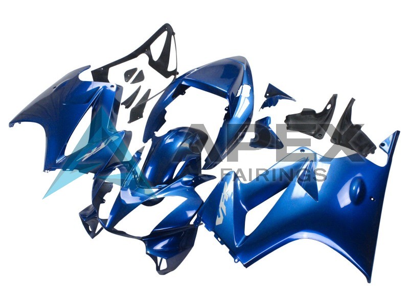 Blue - Honda VFR800 Interceptor RC46 (2002-2016) ABS Fairings | Apex Fairings — view 3