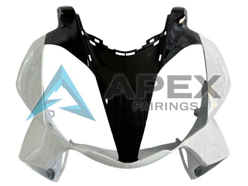Pearl White Glossy Black Decal - Honda VFR800 Interceptor RC46 (2002-2016) ABS Fairings | Apex Fairings — view 4