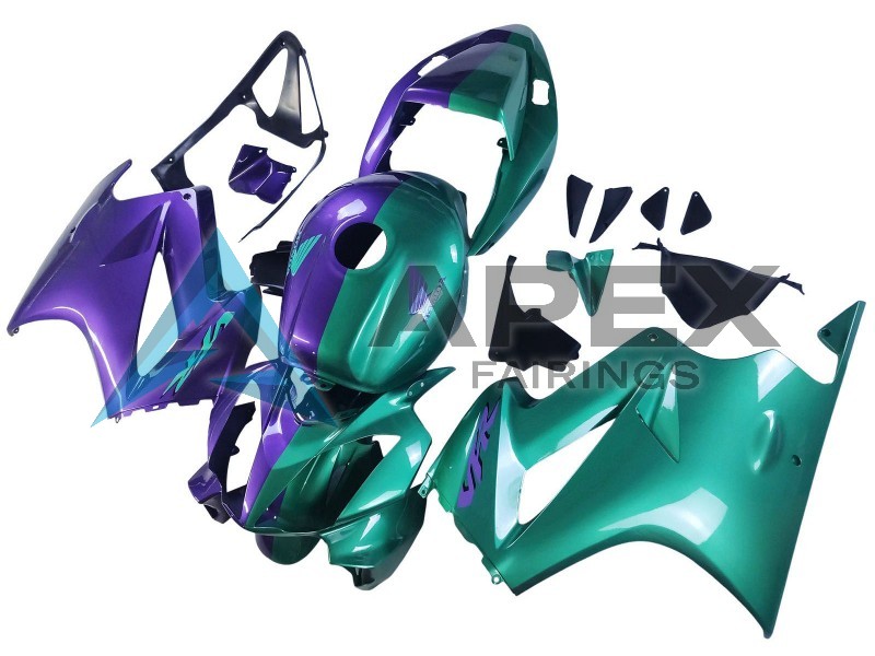 Purple Green - Honda VFR800 Interceptor RC46 (2002-2016) ABS Fairings | Apex Fairings — view 2