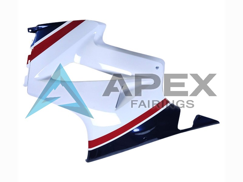 White Red Dark Blue - Honda VFR800 Interceptor RC46 (2002-2016) ABS Fairings | Apex Fairings — view 4
