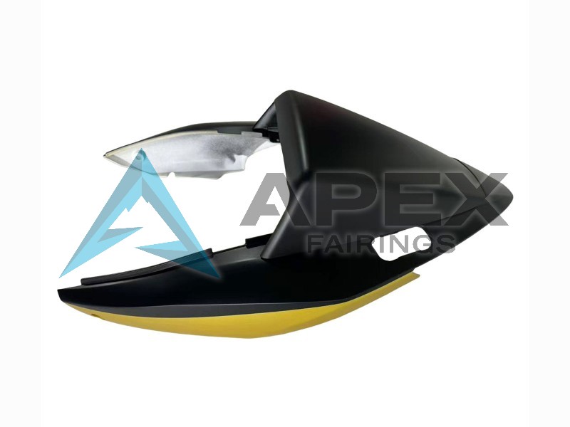 Yellow Matte Black - Honda VFR800 Interceptor RC46 (2002-2016) ABS Fairings | Apex Fairings — view 4