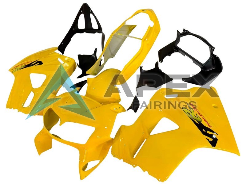 Yellow - Honda VFR800 Interceptor RC46 (1998-2001) ABS Fairings | Apex Fairings — view 2