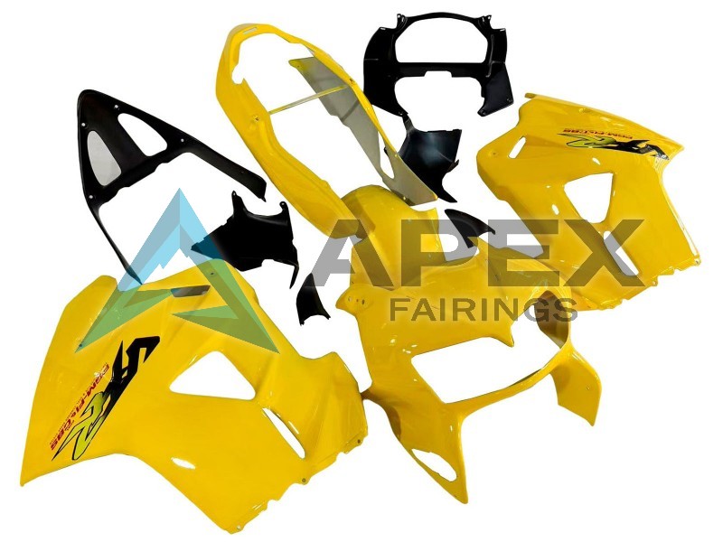 Yellow - Honda VFR800 Interceptor RC46 (1998-2001) ABS Fairings | Apex Fairings — view 3