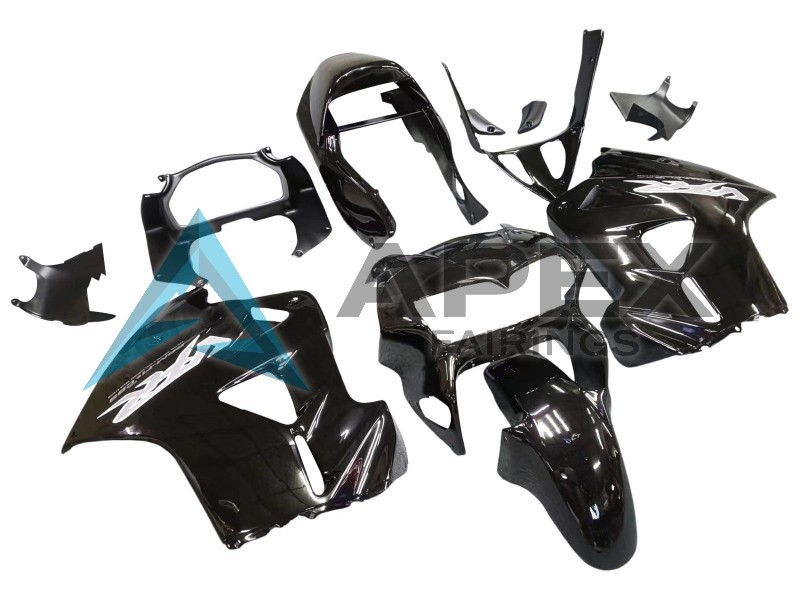 Glossy Black - Honda VFR800 Interceptor RC46 (1998-2001) ABS Fairings | Apex Fairings — view 3