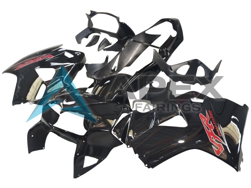 Glossy Black Red Decal - Honda VFR800 Interceptor RC46 (1998-2001) ABS Fairings | Apex Fairings — view 3