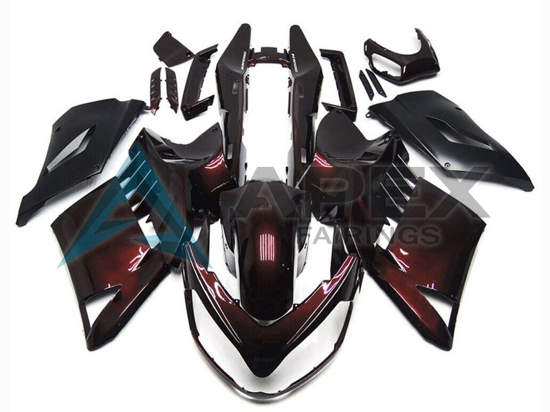 Maroon Red Black - Kawasaki GTR1400 / ZG1400 (2007-2009) ABS Fairings | Apex Fairings