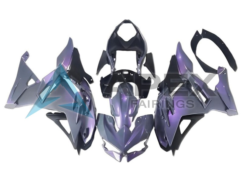 Chameleon Grey DazPearl Purple - Kawasaki Ninja500 / EX500 (2024-2025) ABS Fairings | Apex Fairings