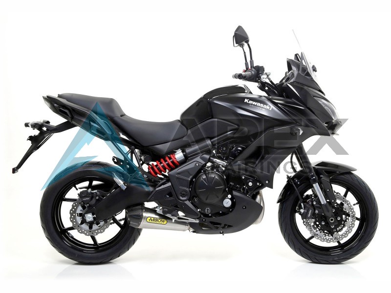 White Matte Black  Versys - Kawasaki Versys650 (2015-2021) ABS Fairings | Apex Fairings